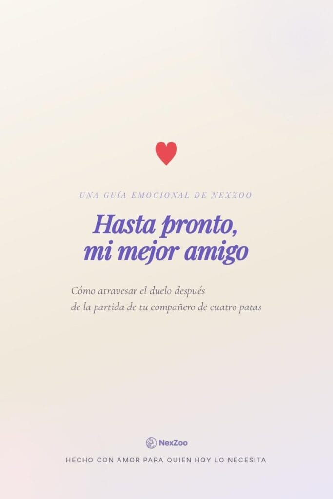 Hasta pronto, mi mejor amigo — Guía de duelo por una mascota