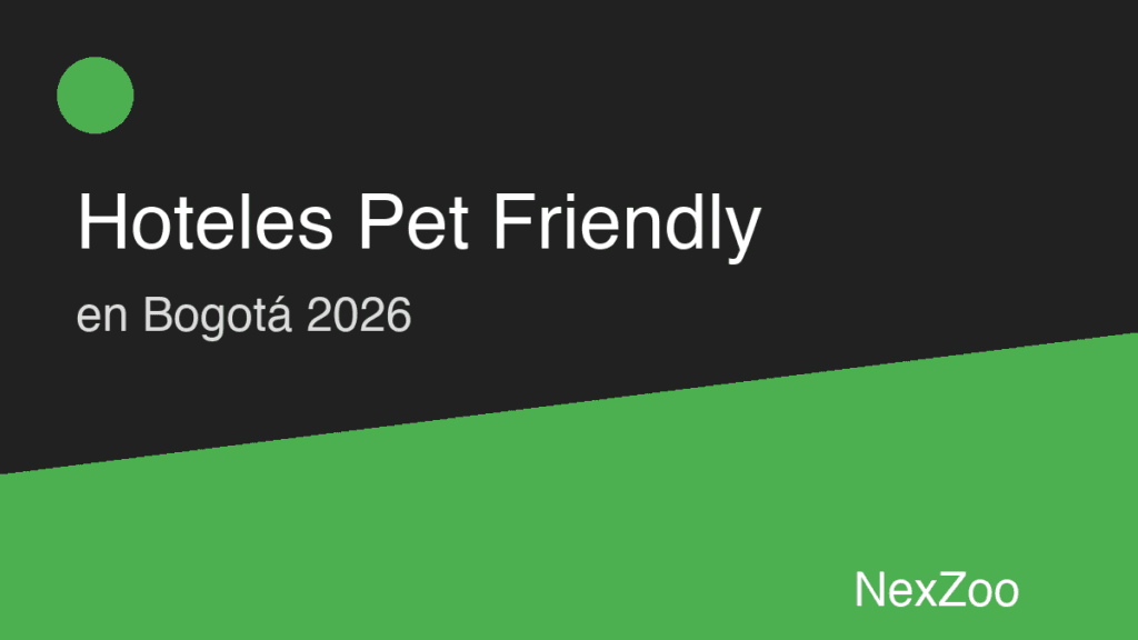 Hoteles que aceptan perros y gatos en Bogotá Colombia